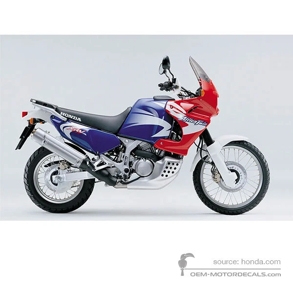 Aufkleber für Honda XRV750 AFRICA TWIN 2000 - Blau • Honda OEM-Aufkleber