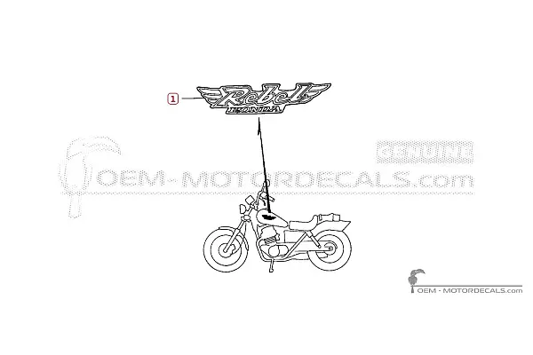 Honda CA125 REBEL 1996