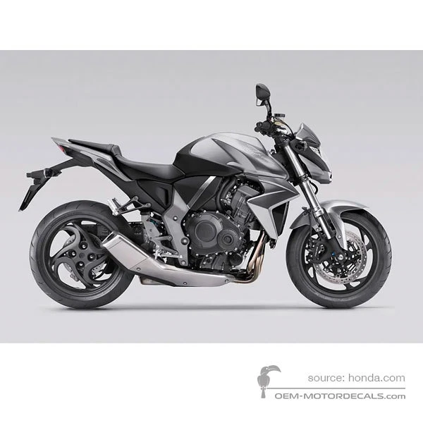 Decals for Honda CB1000R 2009 - Silver • Honda OEM Decals