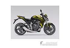 Naklejki do Honda CB1000R 2009 - Zielony • Honda Naklejki OEM
