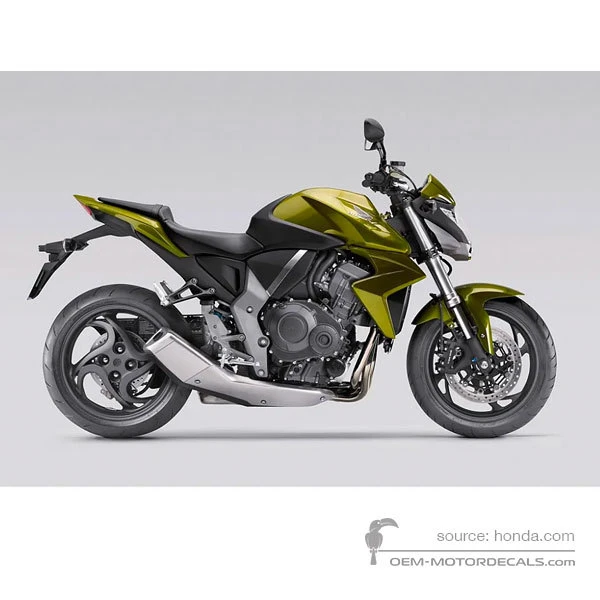 Stickers voor Honda CB1000R 2009 - Groen • Honda OEM Stickers