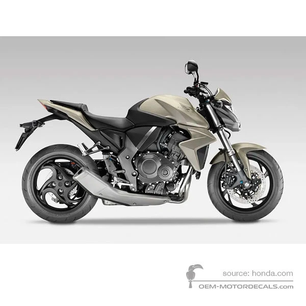 Stickers voor Honda CB1000R 2010 - Beige • Honda OEM Stickers