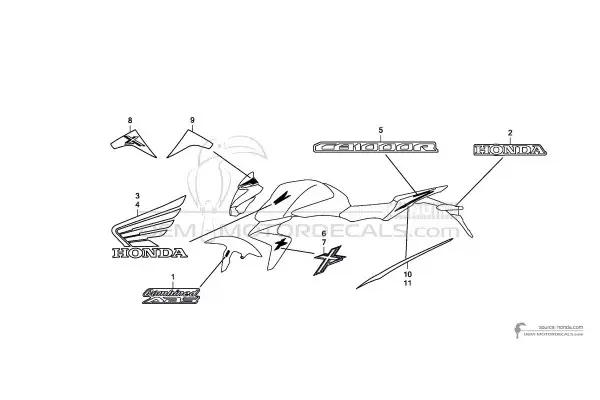 Honda CB1000R 2010 - Red