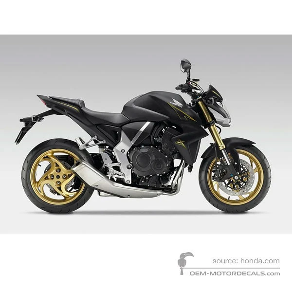 Stickers voor Hond CB1000R 2012 - Grijs • Honda OEM Stickers