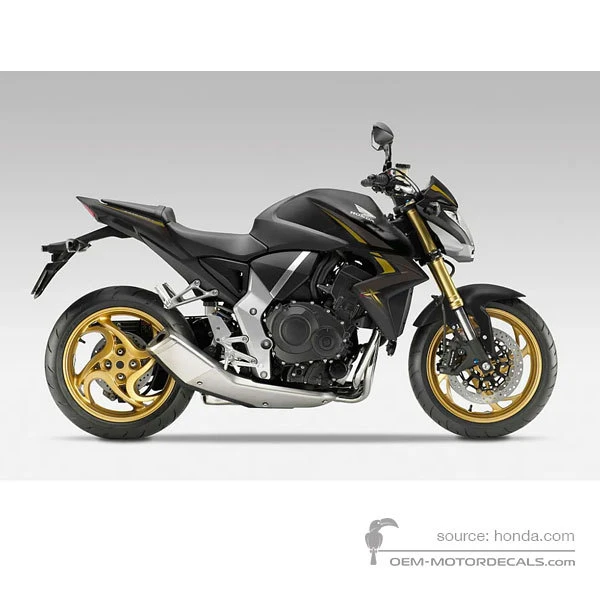 Stickers voor Honda CB1000R 2014 - Grijs • Honda OEM Stickers