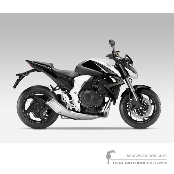 Stickers voor Honda CB1000R 2015 - Wit • Honda OEM Stickers