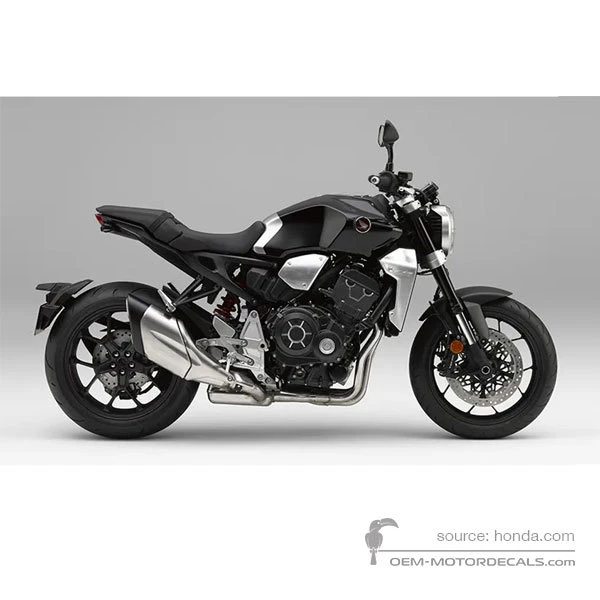 Stickers voor Honda CB1000R 2020 - Zwart • Honda OEM Stickers