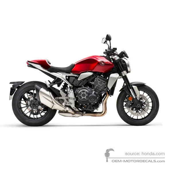 Stickers voor Honda CB1000R 2020 - Rood • Honda OEM Stickers