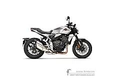 Autocollants pour Honda CB1000R 2021 - Argent • Honda Autocollants OEM