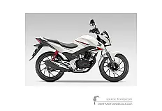 Adesivi per Honda CB125F 2020 - Bianco • Honda Adesivi OEM