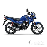 Honda CB125F 2024 - Blue