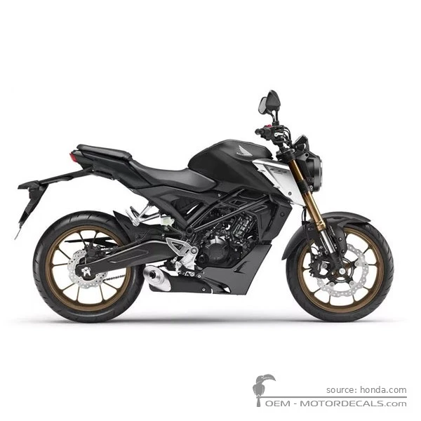 Autocollants pour Honda CB125R 2018 • Honda Autocollants OEM