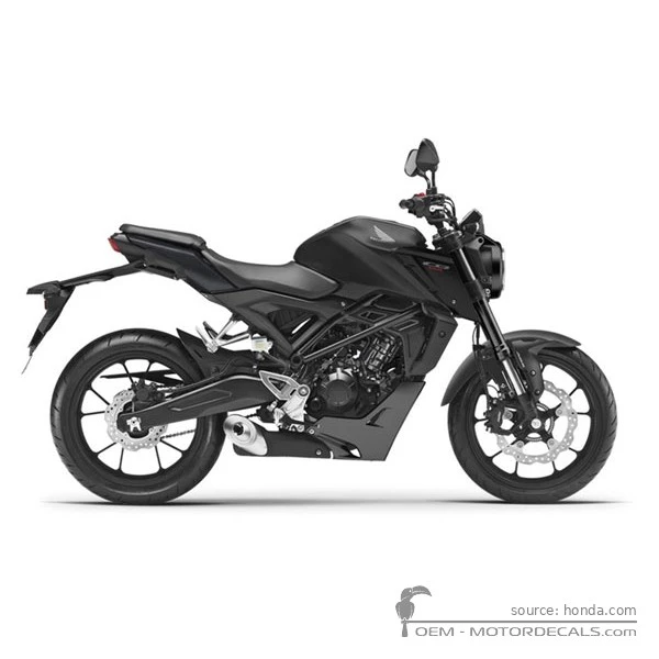 Autocollants pour Honda CB125R 2023 • Honda Autocollants OEM