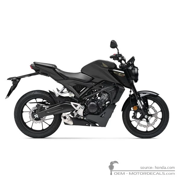 Autocollants pour Honda CB125R 2024 • Honda Autocollants OEM