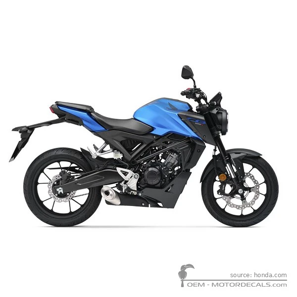 Stickers voor Honda CB125R 2025 • Honda OEM Stickers