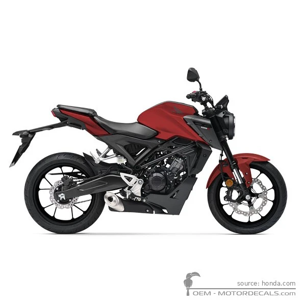 Decals for Honda CB125R 2026 • Honda OEM Decals