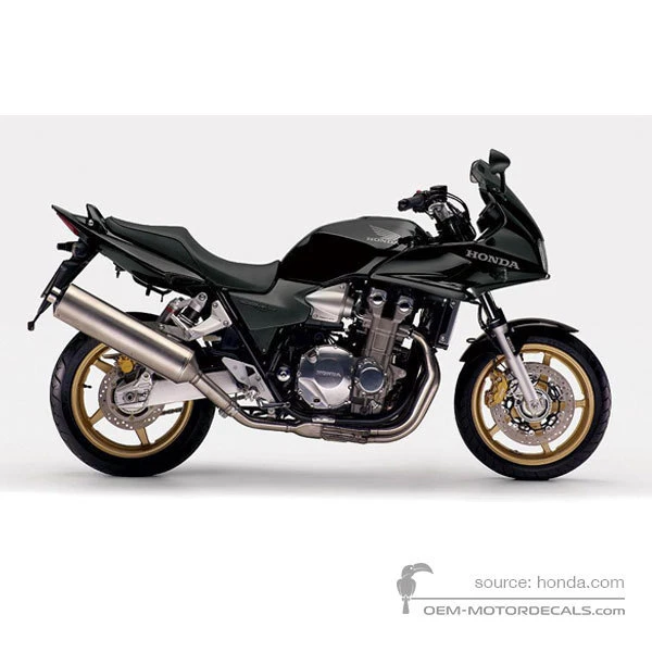 Stickers voor Honda CB1300S 2008 - Zwart • Honda OEM Stickers