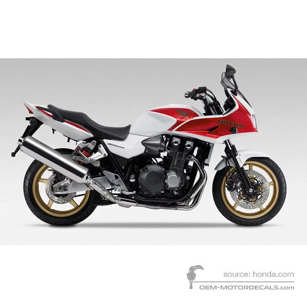 Stickers voor Honda CB1300S 2010 - Wit • Honda OEM Stickers