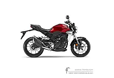 Adesivi per Honda CB300R 2018 - Rosso • Honda Adesivi OEM