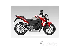 Naklejki do Honda CB500F 2015 - Biały • Honda Naklejki OEM