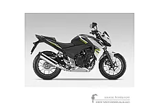 Decals for Honda CB500F 2015 - Black • Honda OEM Decals