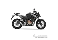 Stickers voor Honda CB500F 2017 - Zwart • Honda OEM Stickers
