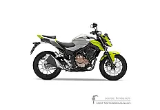 Stickers voor Honda CB500F 2018 - Zilver • Honda OEM Stickers