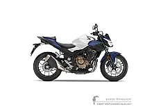 Decals for Honda CB500F 2019 - White • Honda OEM Decals