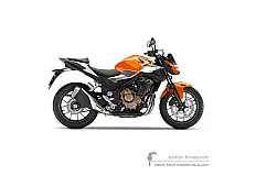 Naklejki do Honda CB500F 2019 - Pomarańczowy • Honda Naklejki OEM