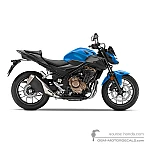 Honda CB500F 2021 - Azul