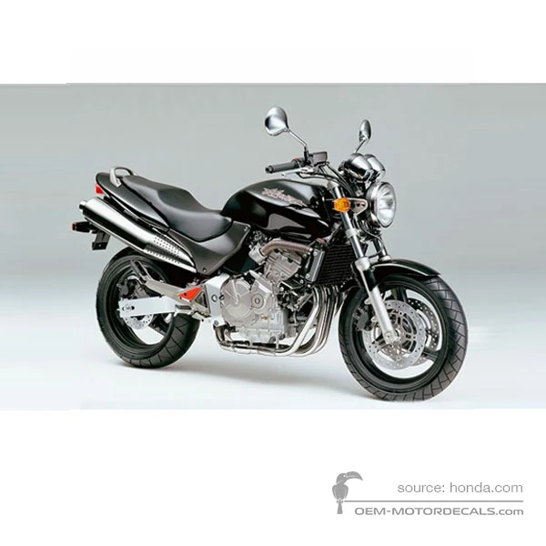 Decals for Honda CB600F HORNET 2000 - Black • Honda OEM Decals
