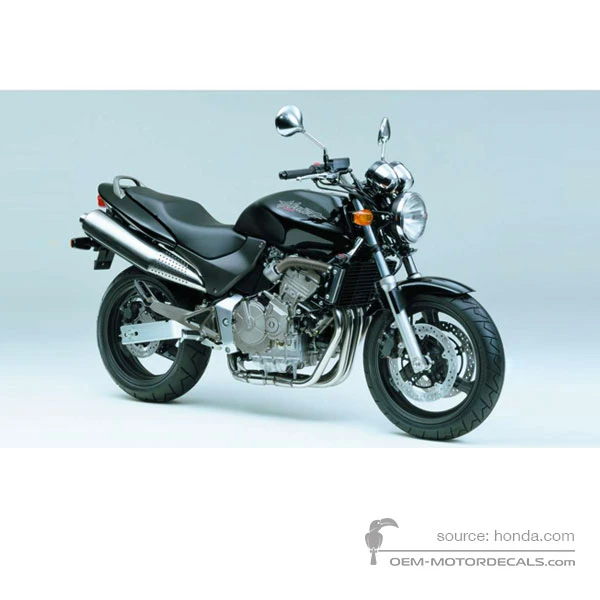 Decals for Honda CB600F HORNET 2001 - Black • Honda OEM Decals