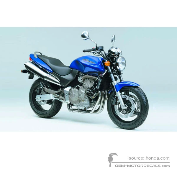 Adesivi per Honda CB600F HORNET 2001 - Blu • Honda Adesivi OEM