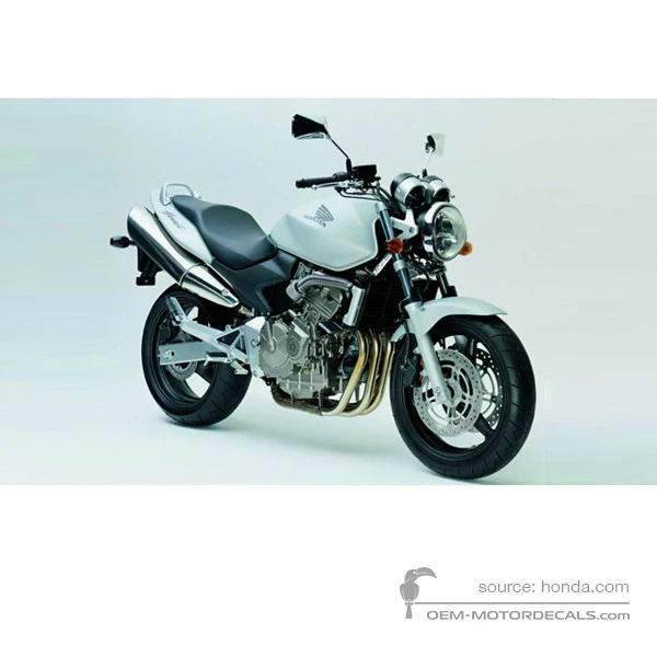 Naklejki do Honda CB600F HORNET 2003 - Srebrny • Honda Naklejki OEM