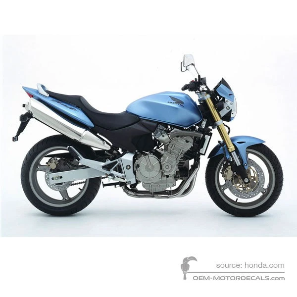 Decals for Honda CB600F HORNET 2005 - Blue • Honda OEM Decals