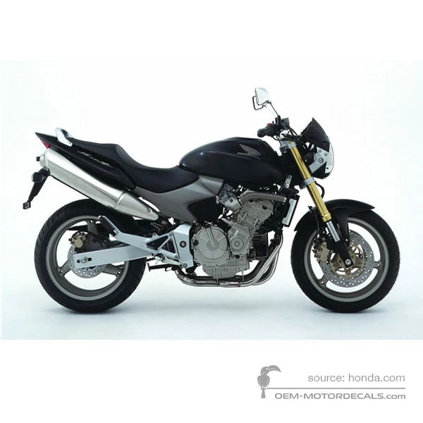 Naklejki do Honda CB600F HORNET 2006 - Czarny • Honda Naklejki OEM