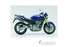 Decals for Honda CB600F HORNET 2006 - Blue • Honda OEM Decals