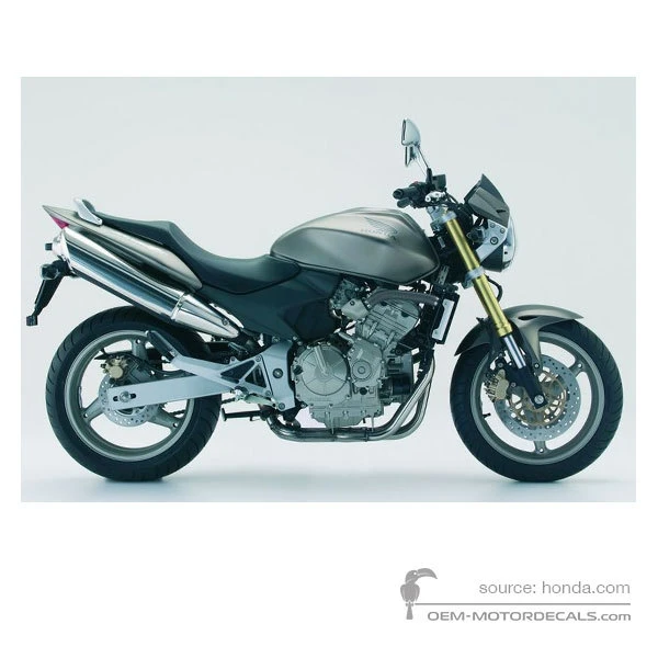 Naklejki do Honda CB600F HORNET 2006 - Szary • Honda Naklejki OEM