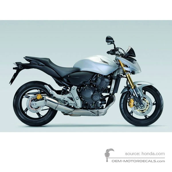 Autocollants pour Honda CB600F HORNET 2008 - Blanc • Honda Autocollants OEM