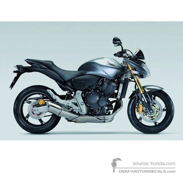 Stickers voor Honda CB600F HORNET 2008 - Zilver • Honda OEM Stickers