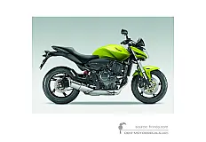 Stickers voor Honda CB600F HORNET 2010 - Geel • Honda OEM Stickers