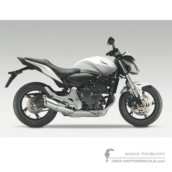 Stickers voor Honda CB600F HORNET 2011 - Wit • Honda OEM Stickers