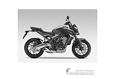Naklejki do Honda CB650F 2014 - Srebrny • Honda Naklejki OEM