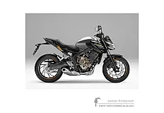 Autocollants pour Honda CB650F 2018 - Argent • Honda Autocollants OEM