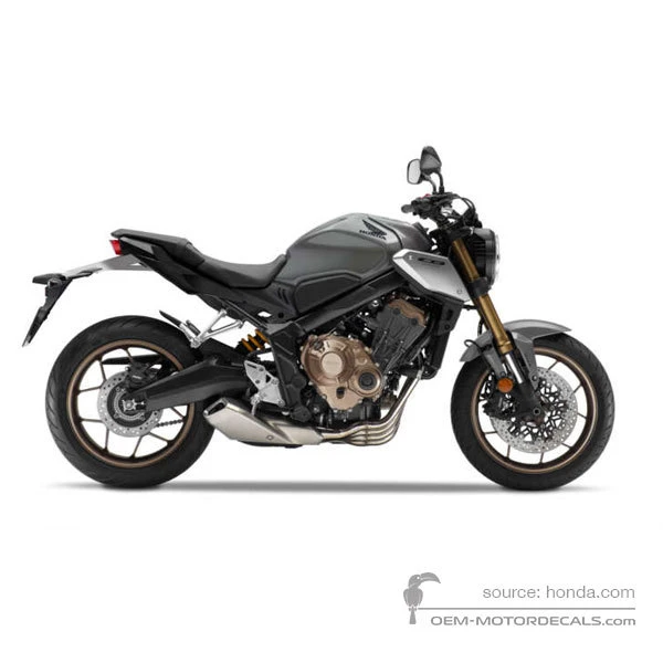 Stickers voor Honda CB650R 2021 - Grijs • Honda OEM Stickers