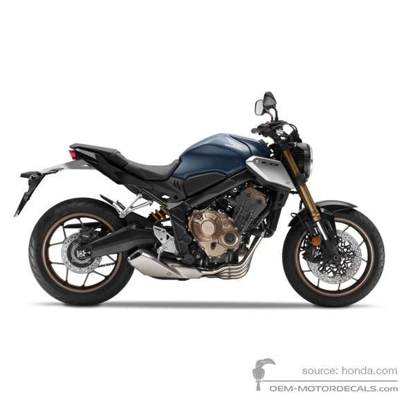 OEM Decals Honda CB650R 2023 - Blue • Original Stickers