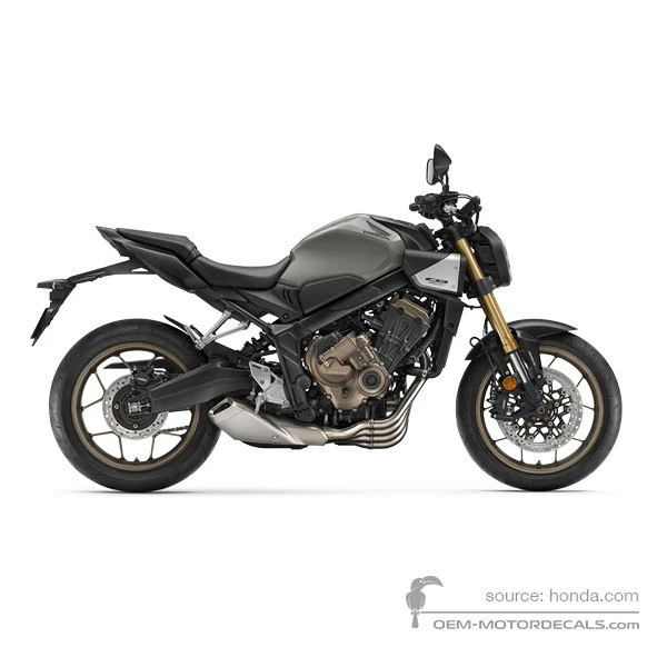 Aufkleber für Honda CB650R 2024 - Grau • Honda OEM-Aufkleber