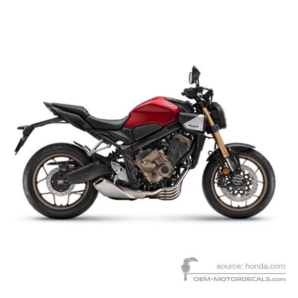Stickers voor Honda CB650R 2024 - Rood • Honda OEM Stickers