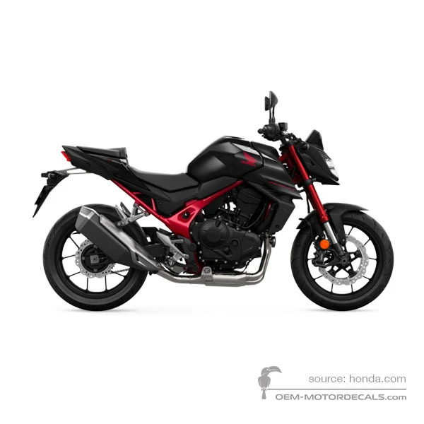 Decals for Honda CB750 HORNET 2023 - Graphite • Honda OEM Decals