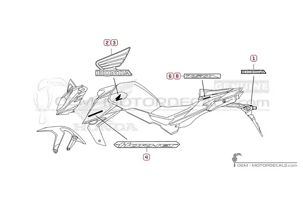 Honda CB750 HORNET 2025